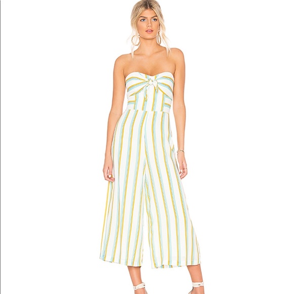 Amanda Uprichard Pants - AMANDA UPRICHARD Lincoln stripe jumpsuit